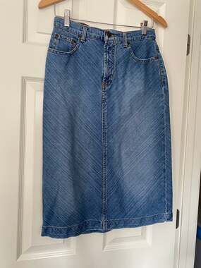 Vintage Y2K Harold's Jean Skirt size 2